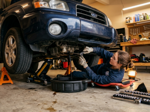 how to change car oil
